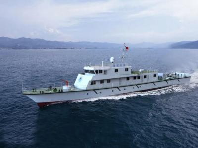 舟山渔政300吨邮政船采用蓝海卓越网关设备为用户提供上网服务